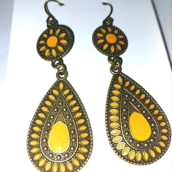 Vintage Boho earrings - Picture 4 of 5